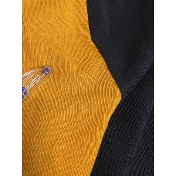 Zadig & Voltaire Sz XS Dress Mini Black 80s T-shirt retro Designer - Picture 7 of 7